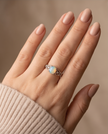 Anello Eleganza elfica Opale