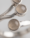 Anello Trio in Quarzo rosa