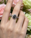 Anello con Quarzo Tormalinato